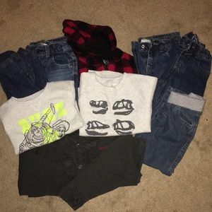 9pc. Lot of Boys 3T Jeans/Tops